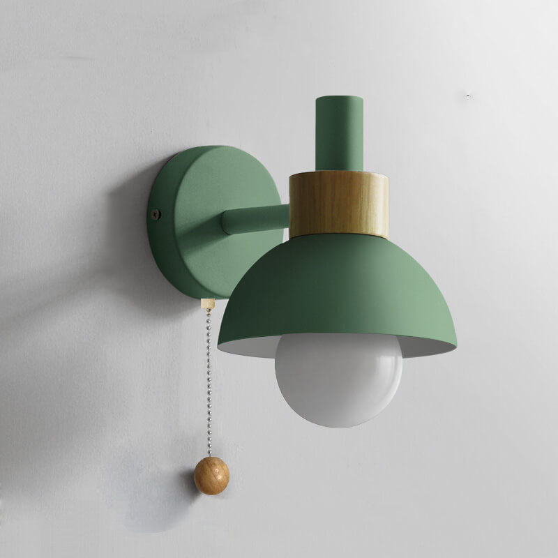 Nordic Macaron Globe Wall Sconce