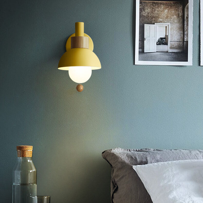 Nordic Macaron Globe Wall Sconce