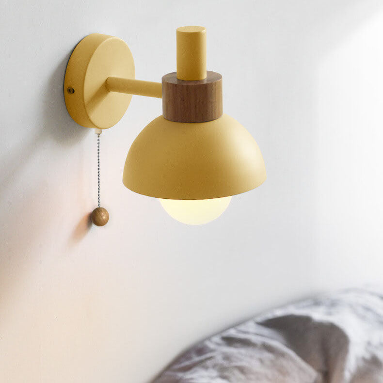 Nordic Macaron Globe Wall Sconce