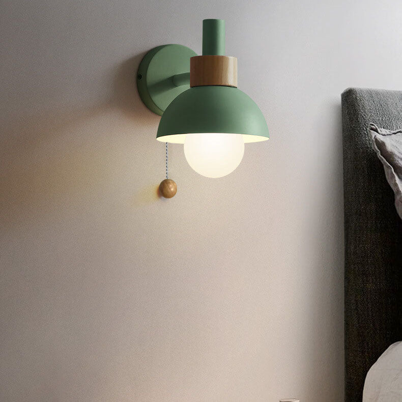 Nordic Macaron Globe Wall Sconce