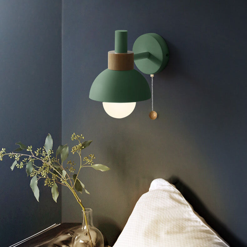 Nordic Macaron Globe Wall Sconce