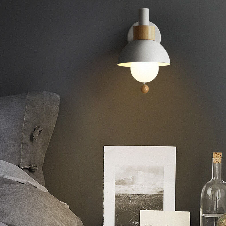Nordic Macaron Globe Wall Sconce