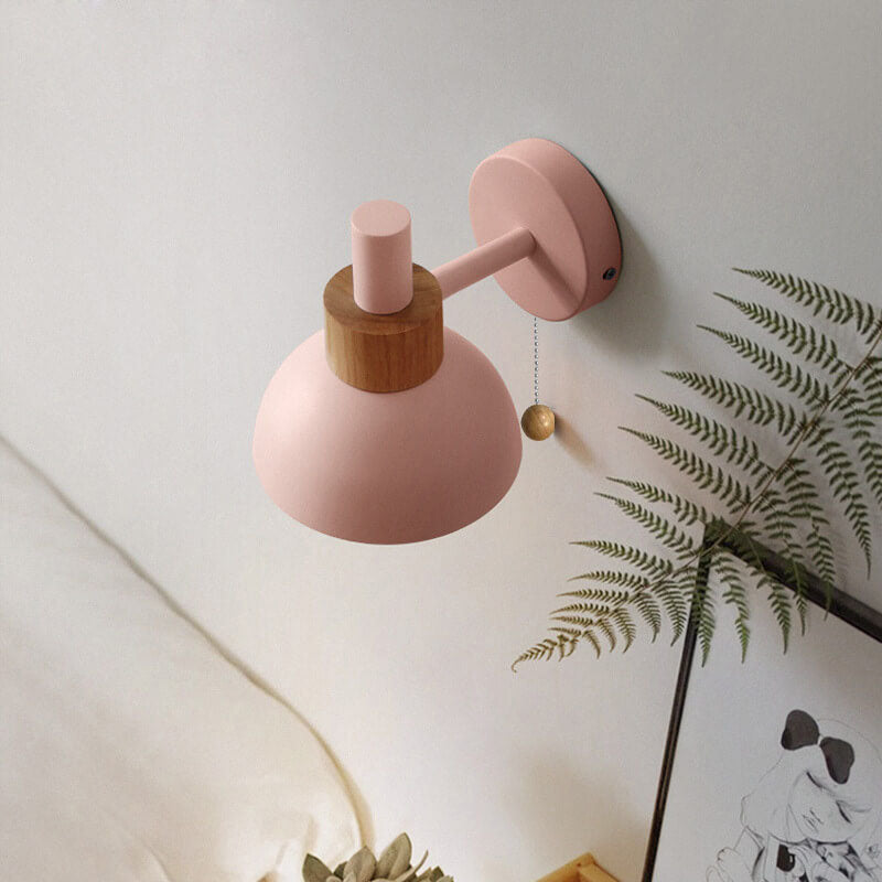 Nordic Macaron Globe Wall Sconce