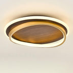 Nordic Walnut Grain LED Ceiling Light