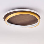 Nordic Walnut Grain LED Ceiling Light