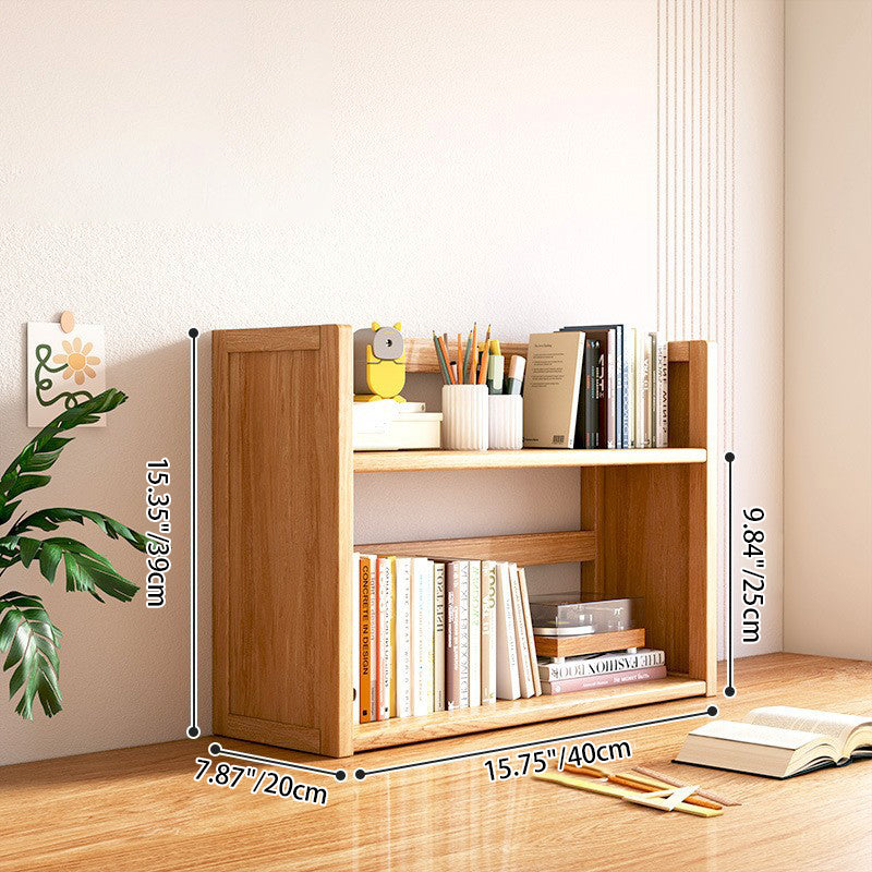Scandinavian Bamboo Storage Bookshelf