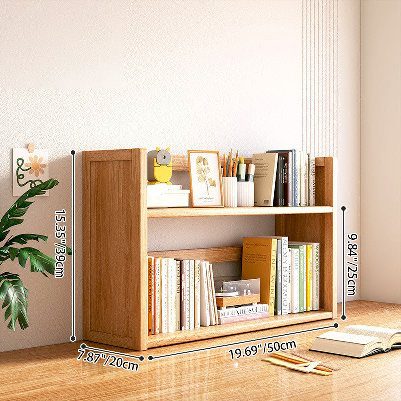 Scandinavian Bamboo Storage Bookshelf