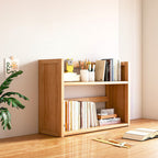 Scandinavian Bamboo Storage Bookshelf