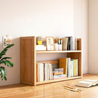 Scandinavian Bamboo Storage Bookshelf