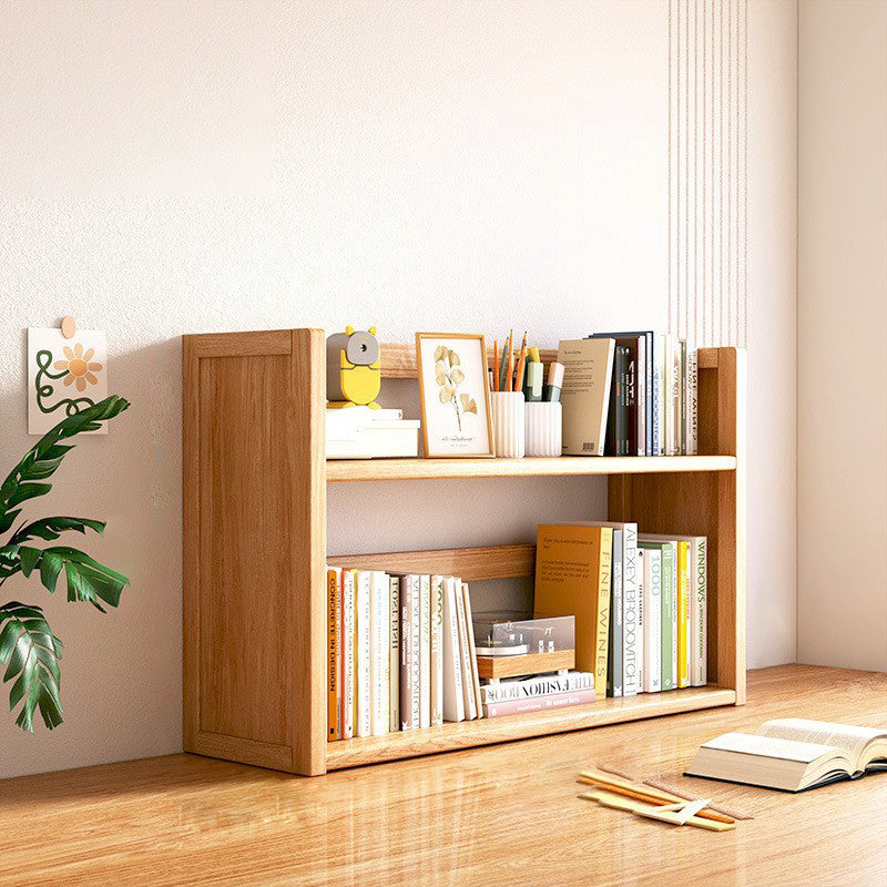 Scandinavian Bamboo Storage Bookshelf