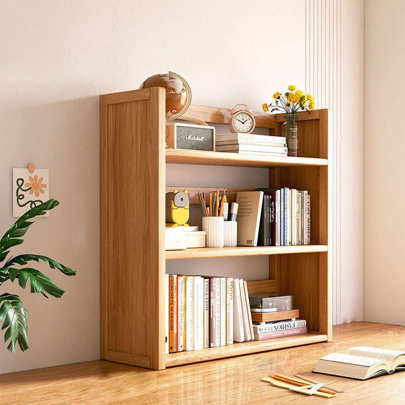 Scandinavian Bamboo Storage Bookshelf