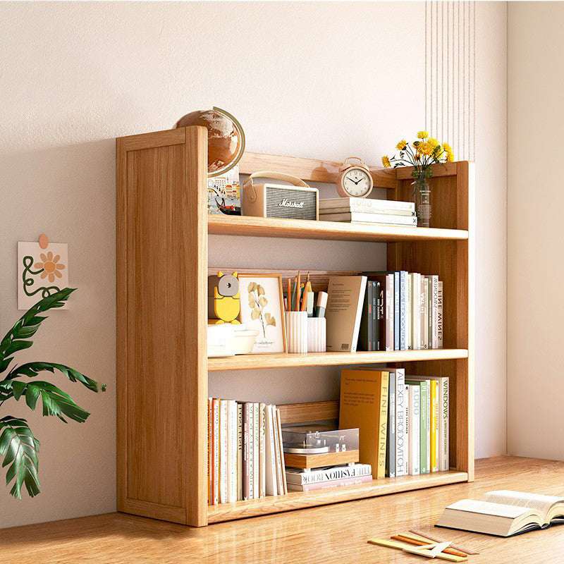 Scandinavian Bamboo Storage Bookshelf