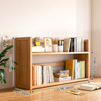 Scandinavian Bamboo Storage Bookshelf