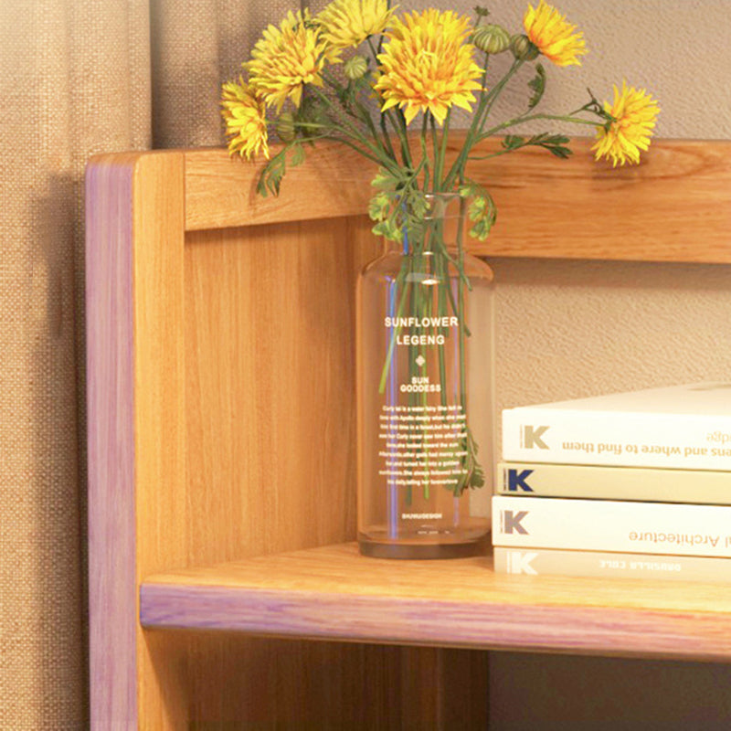 Scandinavian Bamboo Storage Bookshelf