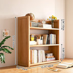 Scandinavian Bamboo Storage Bookshelf