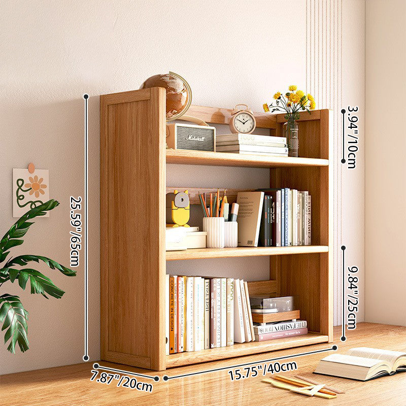 Scandinavian Bamboo Storage Bookshelf