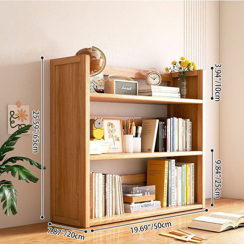 Scandinavian Bamboo Storage Bookshelf