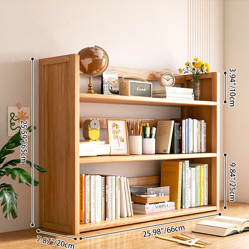 Scandinavian Bamboo Storage Bookshelf