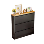Slim Flip-Door Shoe Cabinet
