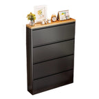 Slim Flip-Door Shoe Cabinet