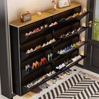 Slim Flip-Door Shoe Cabinet