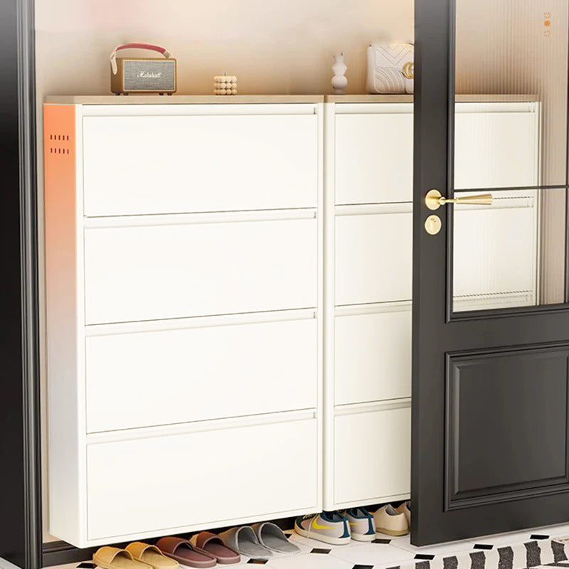 Slim Flip-Door Shoe Cabinet
