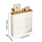 Slim Flip-Door Shoe Cabinet