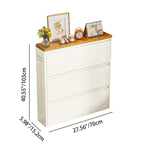 Slim Flip-Door Shoe Cabinet