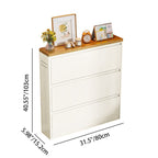 Slim Flip-Door Shoe Cabinet