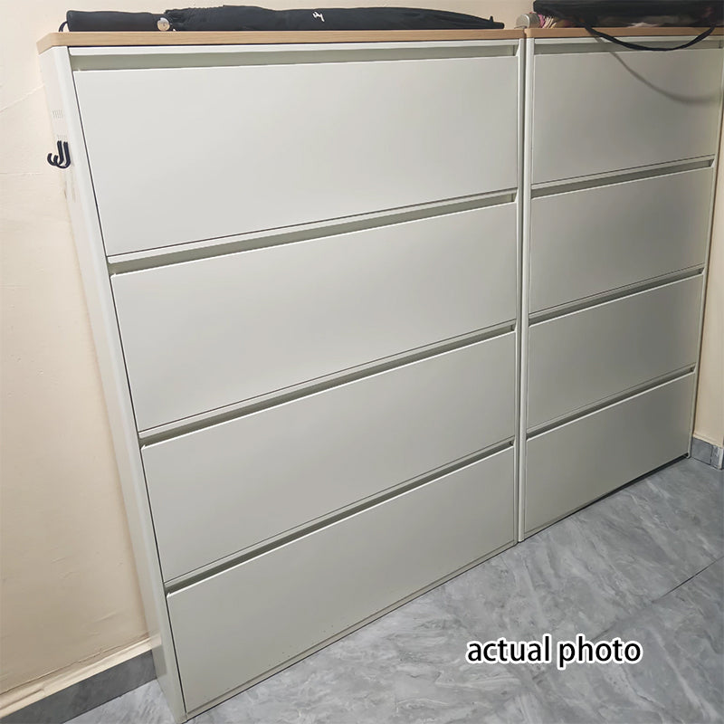 Slim Flip-Door Shoe Cabinet