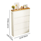 Slim Flip-Door Shoe Cabinet