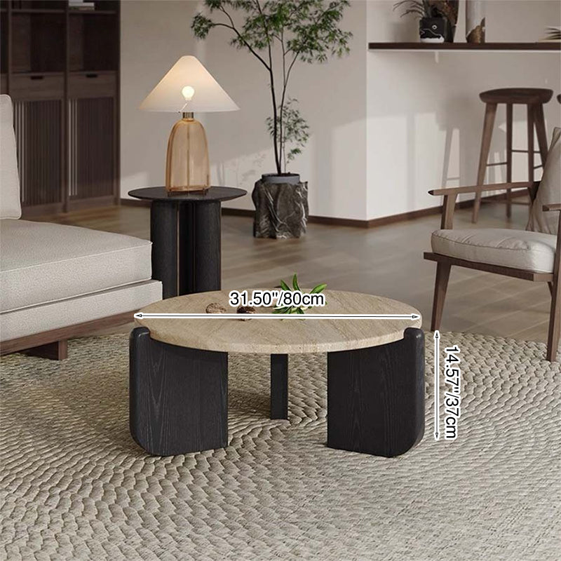 Round Sintered Stone Coffee Table
