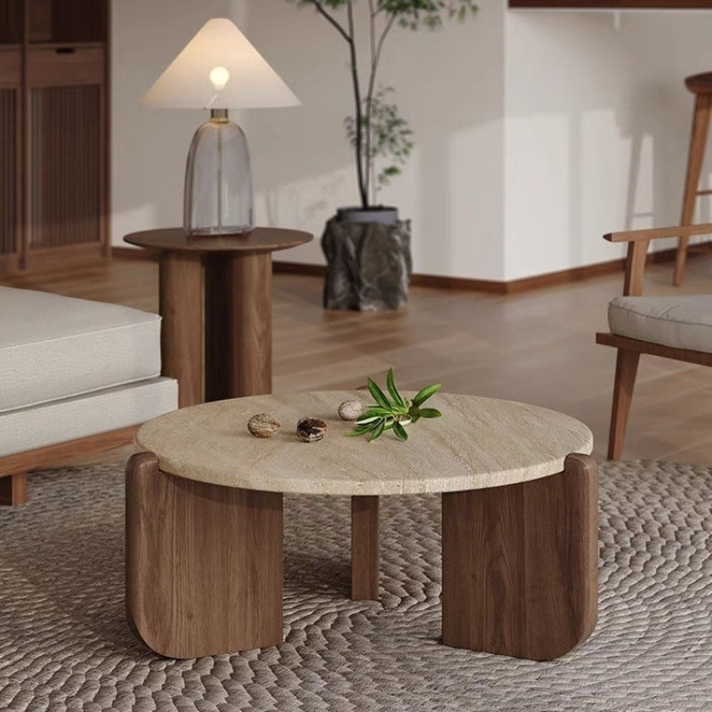 Round Sintered Stone Coffee Table