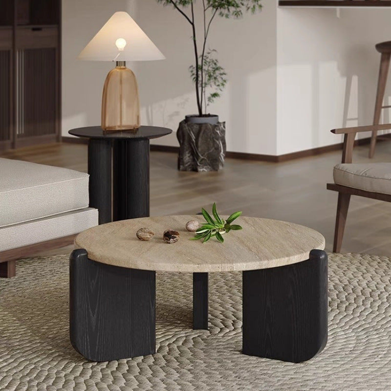 Round Sintered Stone Coffee Table