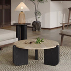 Round Sintered Stone Coffee Table