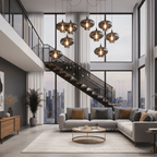 Hand-Blown Glass Pendant Light