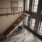 Hand-Blown Glass Pendant Light