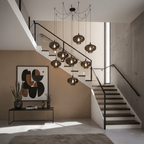 Hand-Blown Glass Pendant Light
