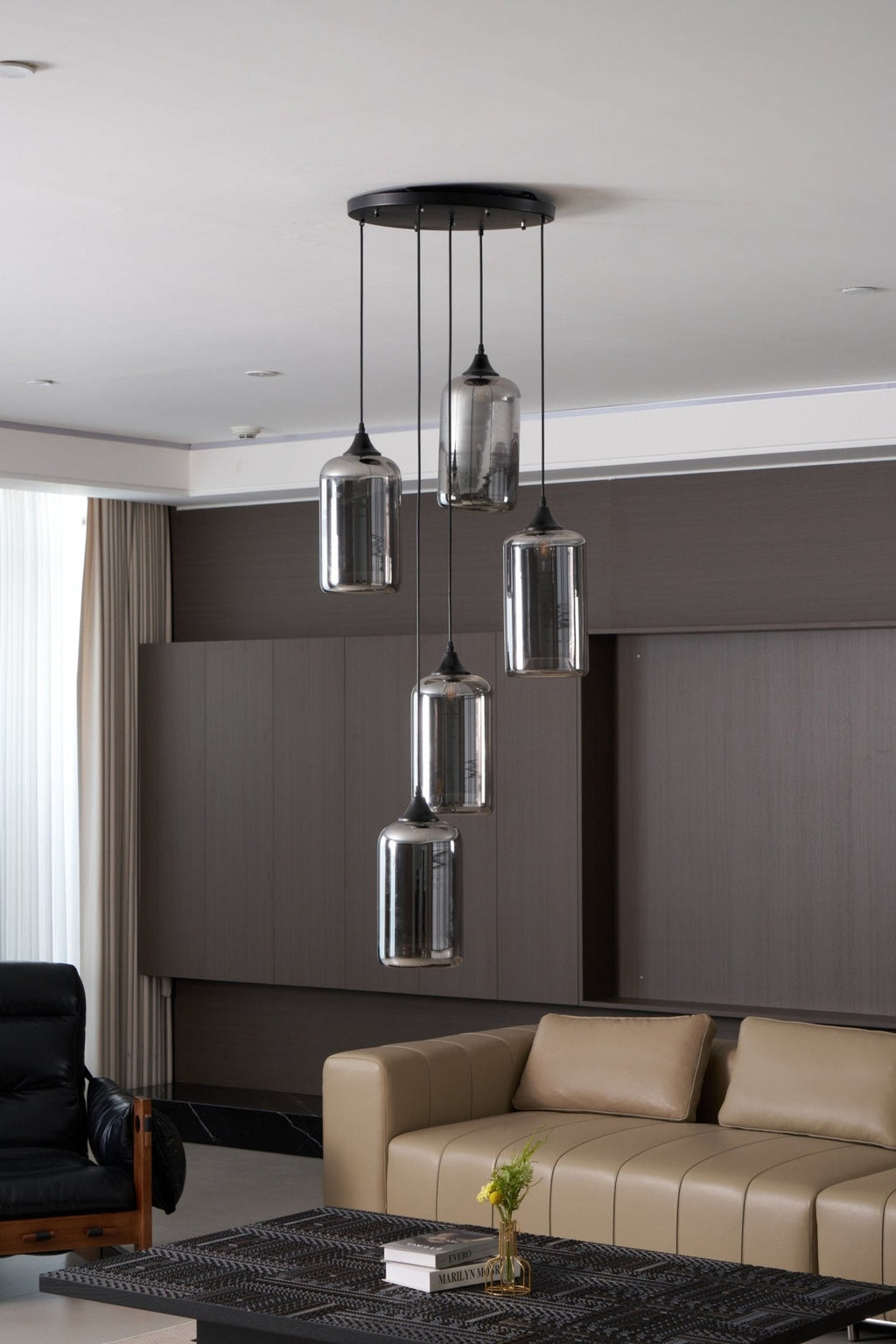 Hand-Blown Glass Pendant Light