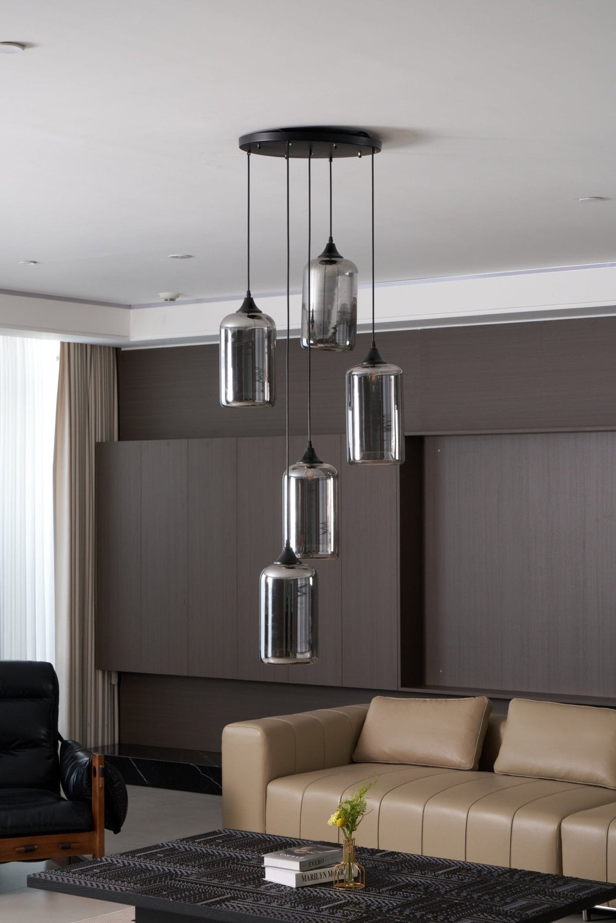 Hand-Blown Glass Pendant Light