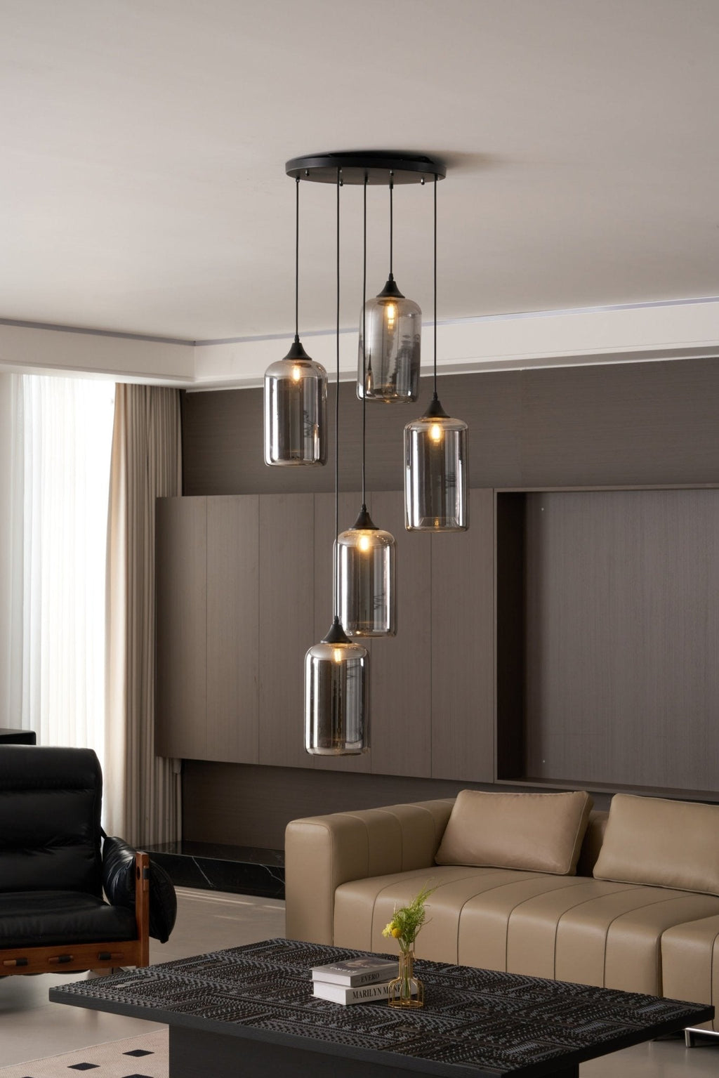 Hand-Blown Glass Pendant Light