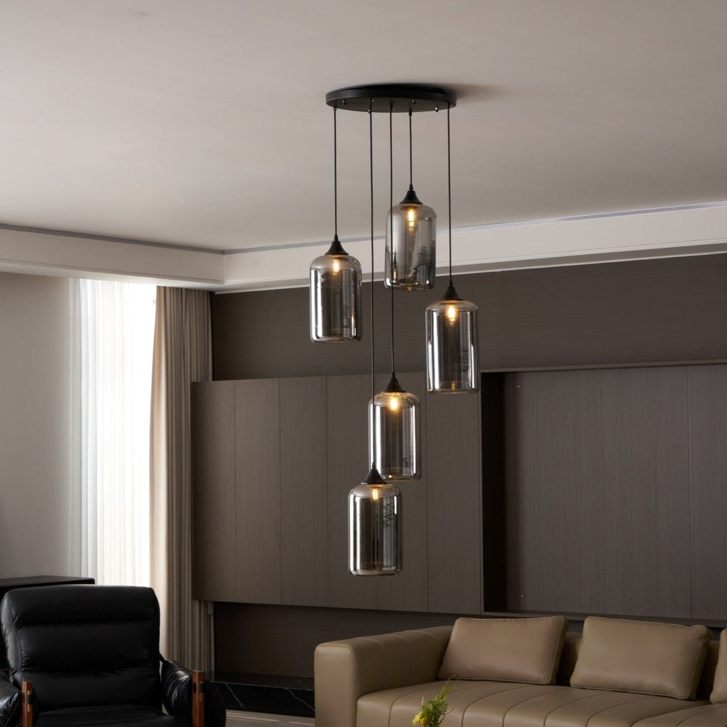Hand-Blown Glass Pendant Light