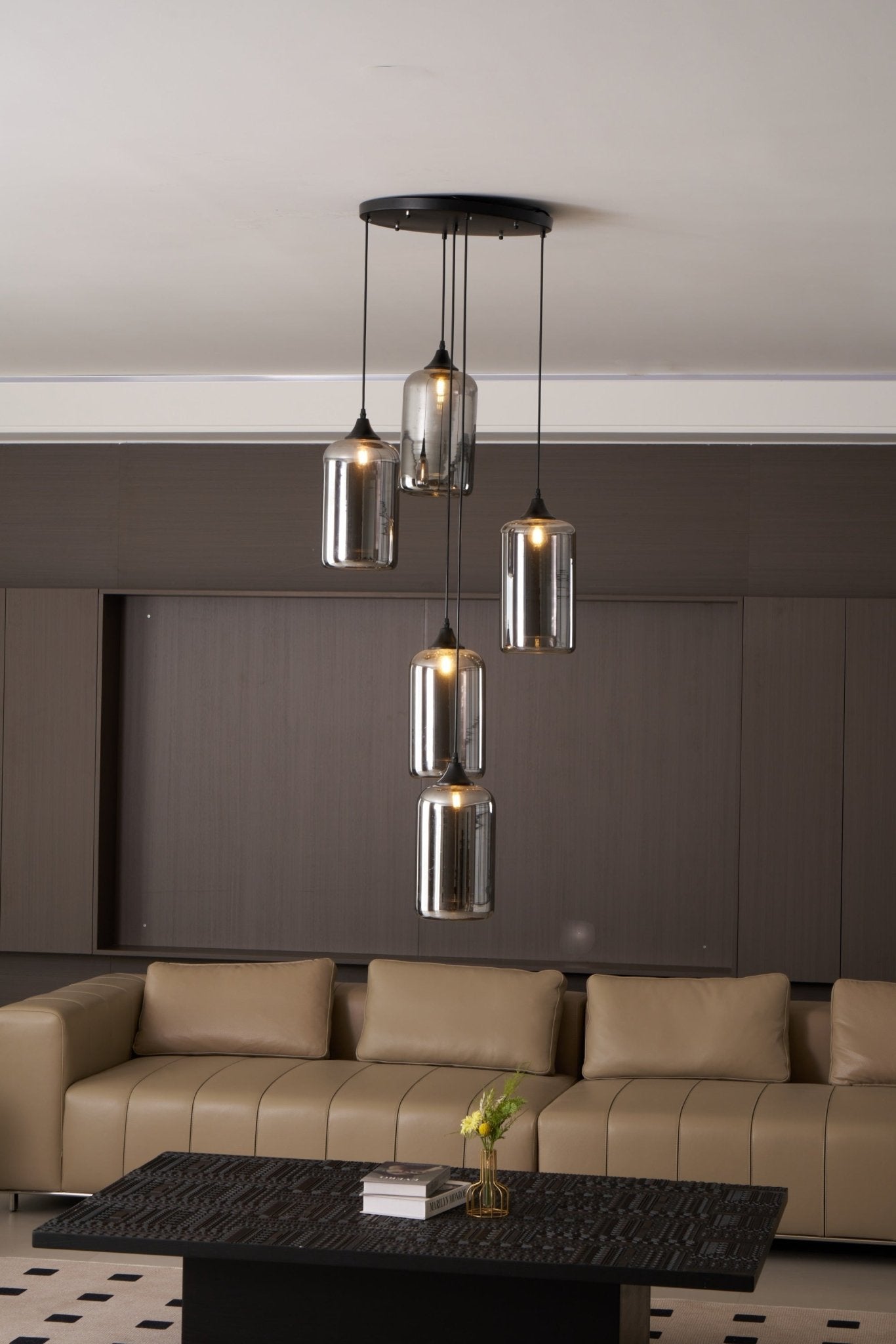 Hand-Blown Glass Pendant Light