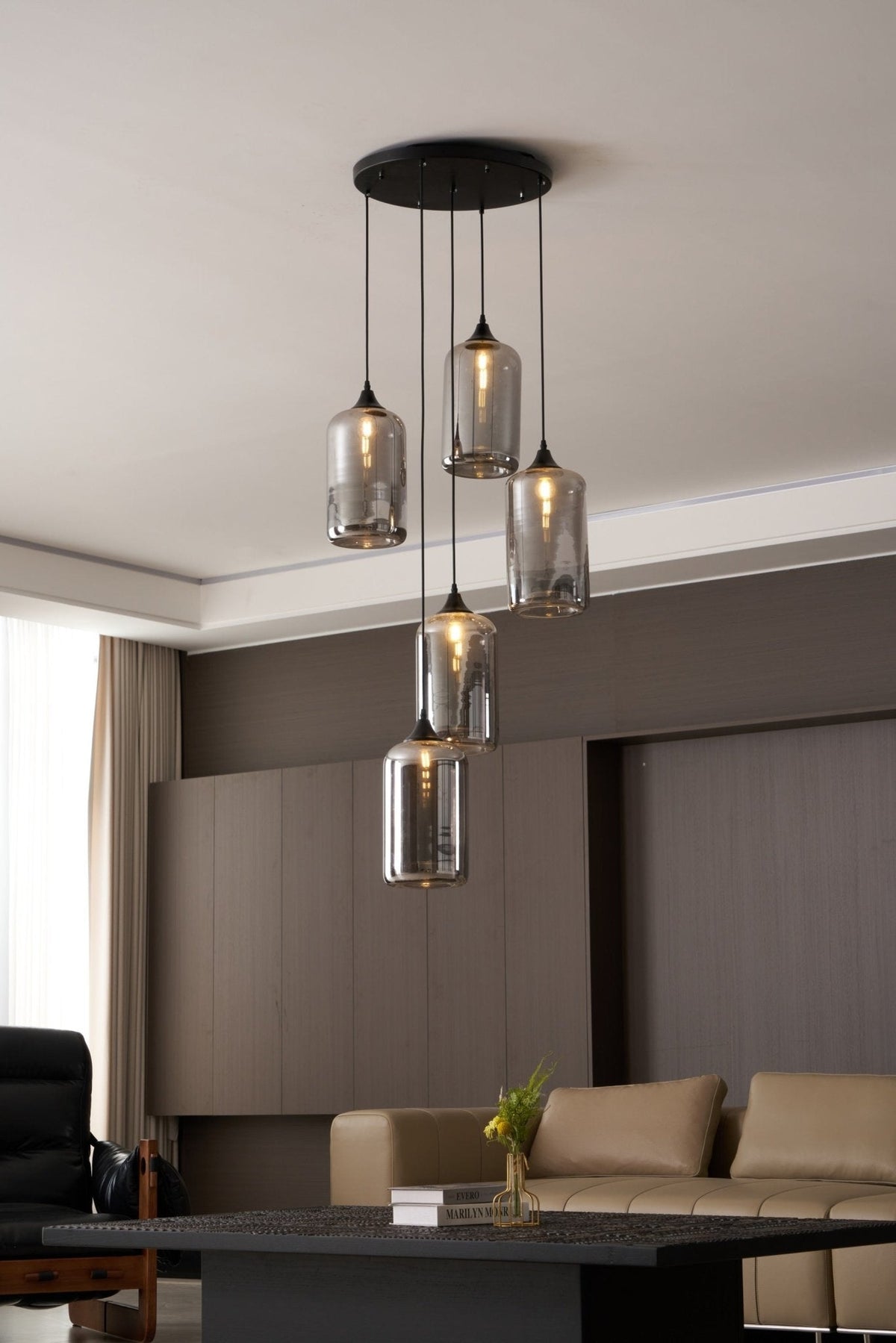 Hand-Blown Glass Pendant Light
