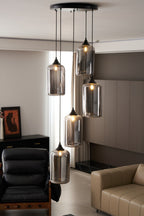 Hand-Blown Glass Pendant Light