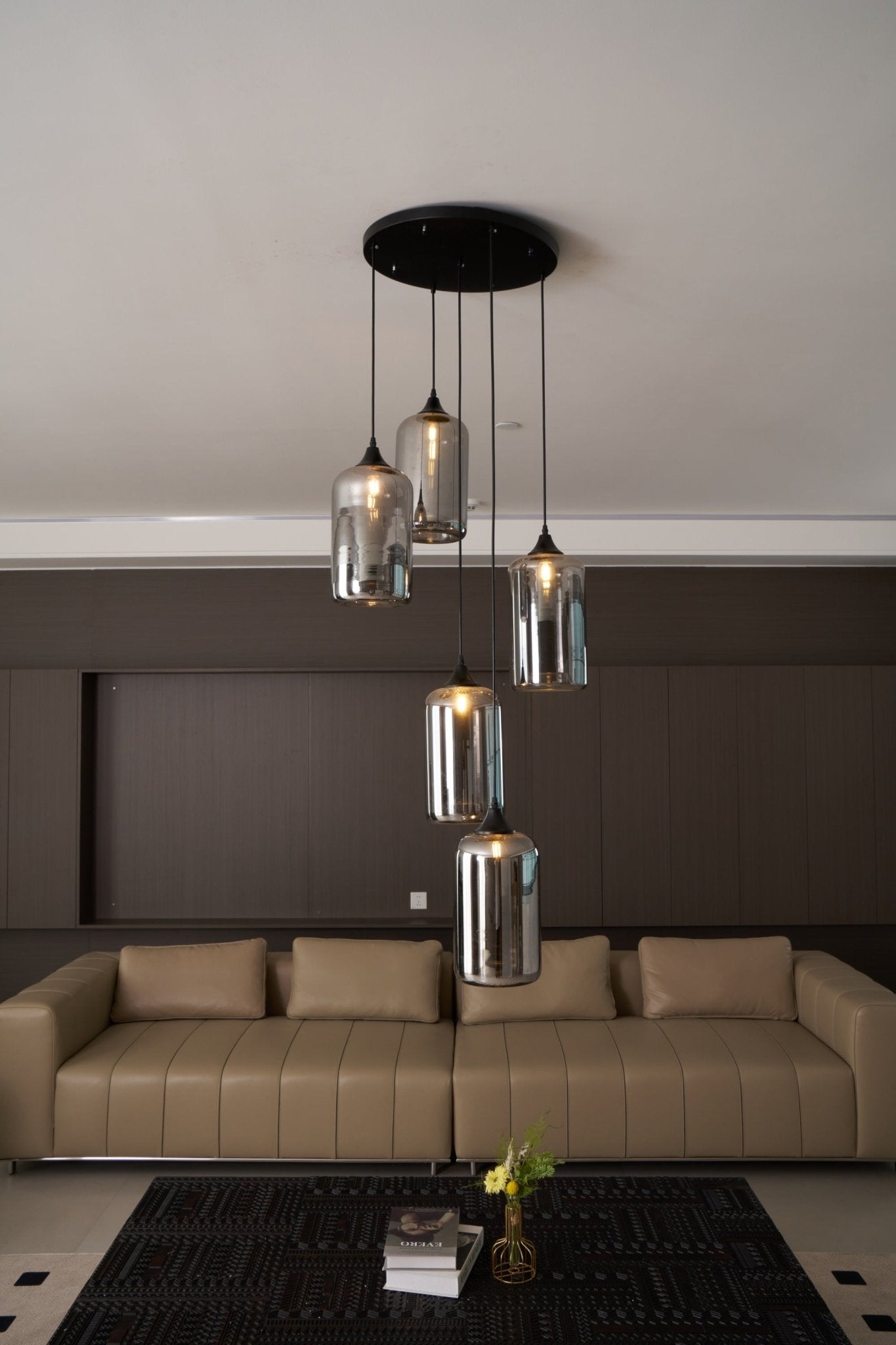 Hand-Blown Glass Pendant Light