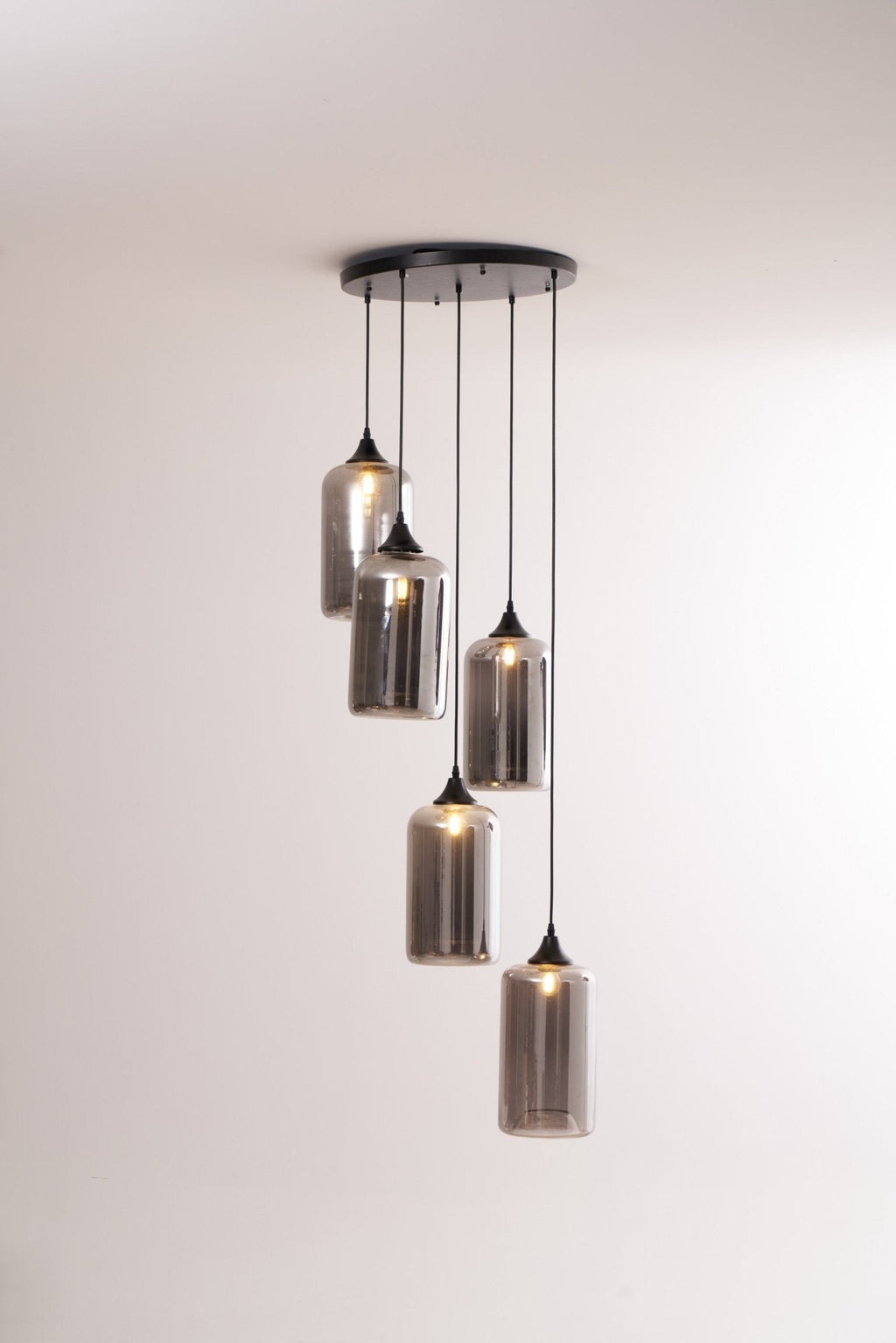 Hand-Blown Glass Pendant Light