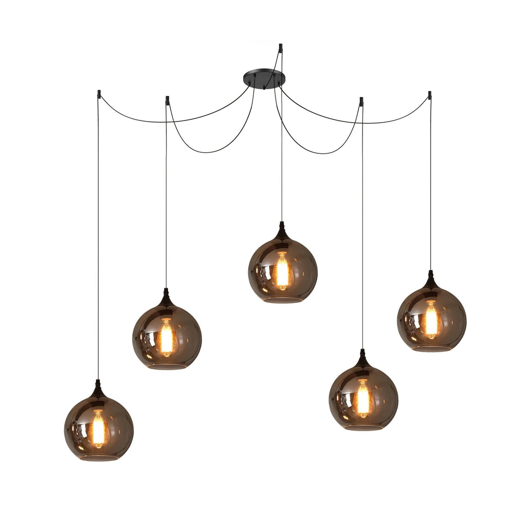 Hand-Blown Glass Pendant Light