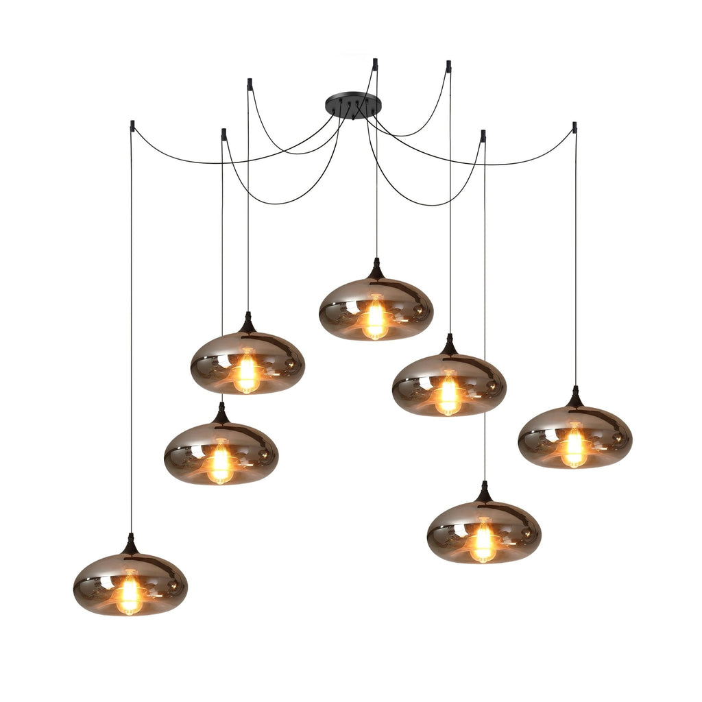 Hand-Blown Glass Pendant Light