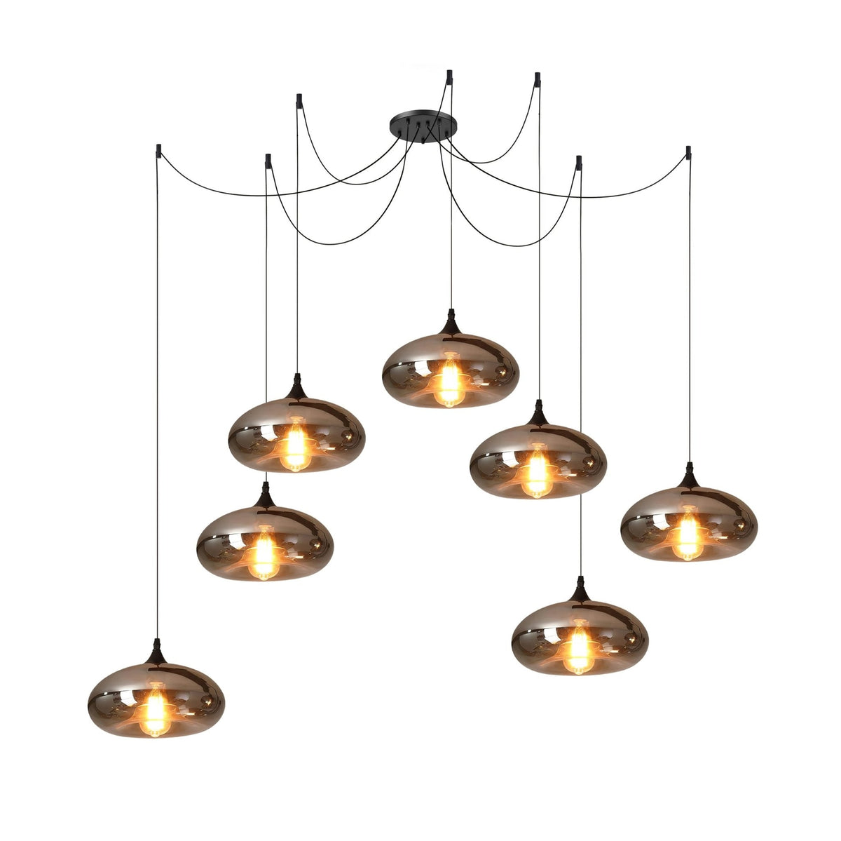 Hand-Blown Glass Pendant Light